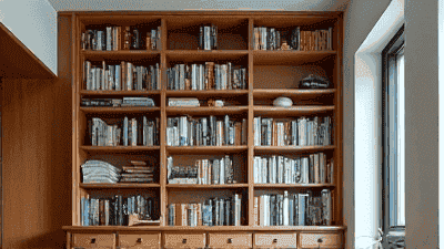 Creative bookshelf design: How to turn books into indoor artworks